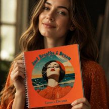 Retro Just Breathe & Dream Journal