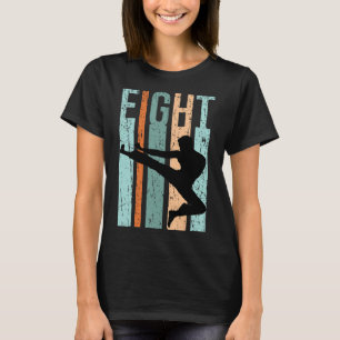 Retro Karate 8th Birthday 8 Judo Men Kung Fu Kids  T-Shirt