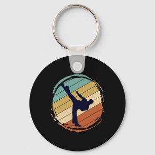Retro Karate Keychain