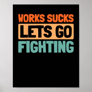 Retro Karate - Martial Arts Fighter Vintage Karate Poster