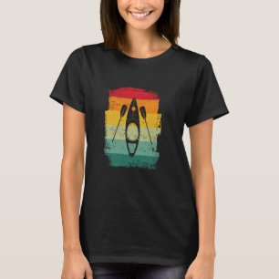 Retro Kayak Canoe Lover Funny Kayaking Paddling Ka T-Shirt