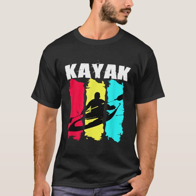 Retro Kayak T-Shirt (Front)
