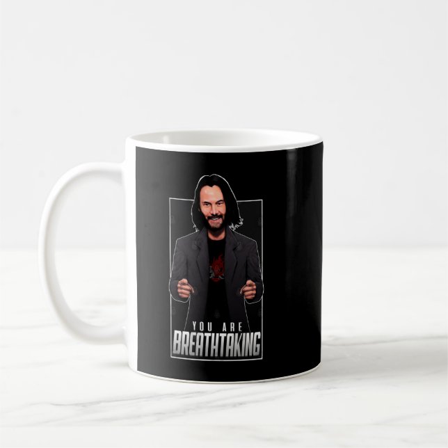 Retro Keanu Art Reeves Awesome For Movie Fan Coffee Mug (Left)