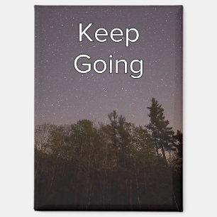 Retro Keep Going Magnet