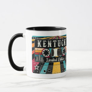 Retro Kentucky State. Mug