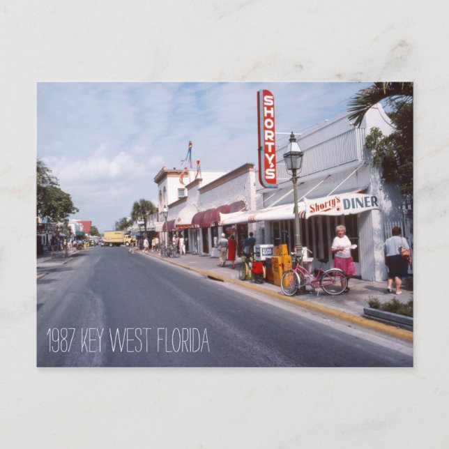 Retro Key West Florida Postcard (Front)