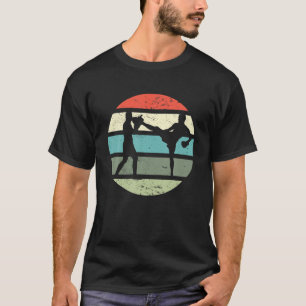 Retro Kickboxing Boxing Material Arts Gift T-Shirt