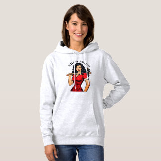 Retro Killer Housewife “Who’s Next?” Hoodie