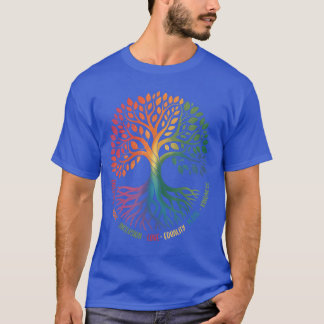 Retro Kindness Peace Equality Love Inclusion Hope  T-Shirt