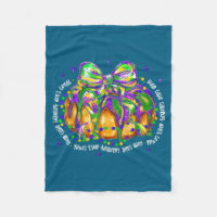 Retro King Cake Coquette Bow Beads Happy Mardi Gra