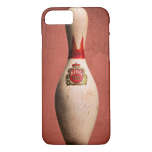 Retro King Pins, Bowling Pin Art, iPhone 8/7 Case