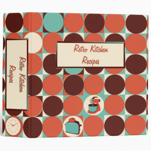 Retro Kitchen 2 inch Binder