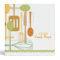 Retro Kitchen Cooking Utensils Recipe Binder