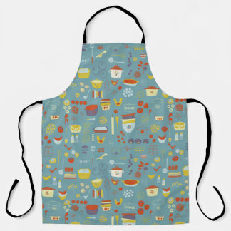 Retro Kitchen Mid century Eames Style Apron