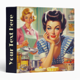Retro Kitchen Painting Binder