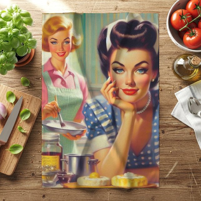 Retro Kitchen Painting Kitchen Towel (Creator Uploaded)