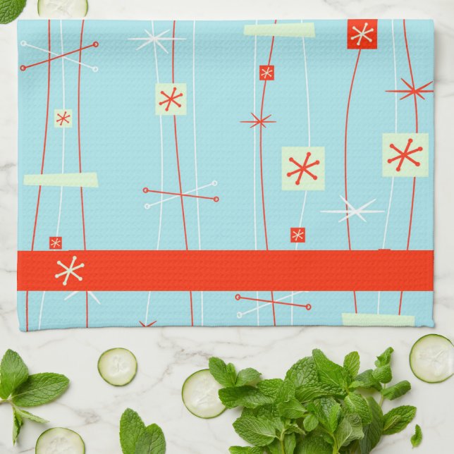 Retro Kitchen Towel (Folded)