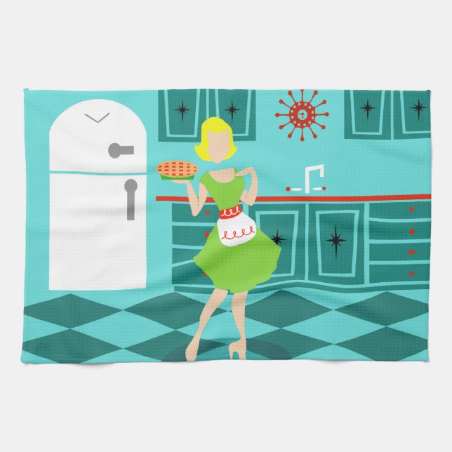 Retro Kitchen Towels (Horizontal)