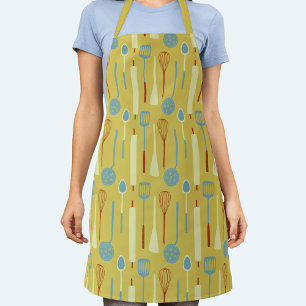 Retro Kitchen Utensils Apron