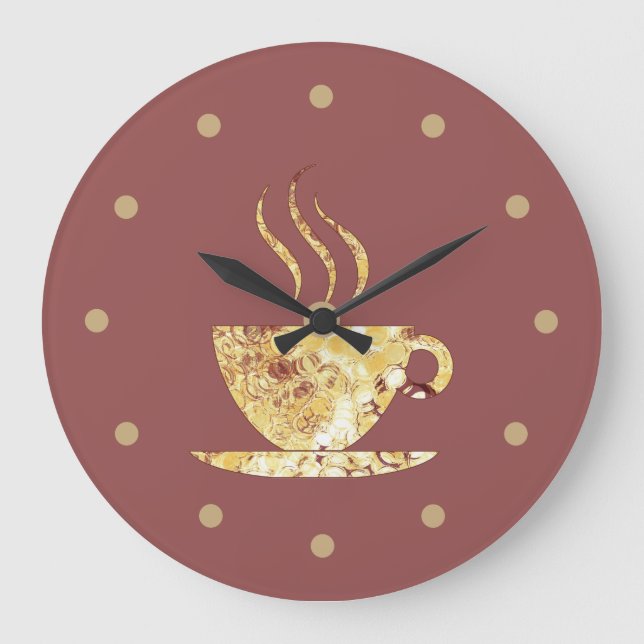 Retro Kitchen Wall Decor Clocks (Front)