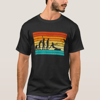 Retro Kitesurfing Evolution Kitesurfer T-Shirt