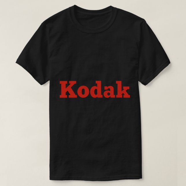 Rétro Kodak Logo Texte seulement T-shirt classique (Design devant)
