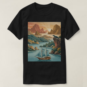 Retro Komodo Island Indonesia T-Shirt