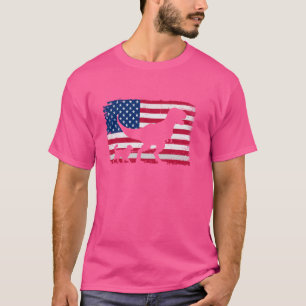 Retro Kooikerhondje 4th of July US American Flag P T-Shirt