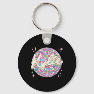 Retro Kylie First Name I Love Kylie Personalized D Keychain