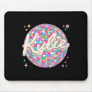 Retro Kylie First Name I Love Kylie Personalized D Mouse Pad