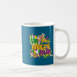 Retro La Weezy Ana Happy Mardi Gras Louisiana New Coffee Mug
