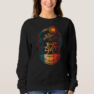 Retro Lake Champlain Bike Trail Sweatshirt