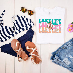 Retro Lake Life Women's  T Shirt
