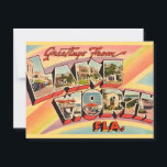Retro Lake Worth Florida Postcard<br><div class="desc">Such a great retro postcard for Lake Worth, Florida repurposed!</div>