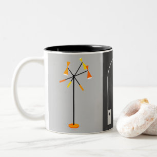 Retro Lamps Two-Tone Coffee Mug
