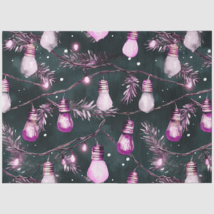 Retro Large Christmas Lights Strings Christmas Tissue Paper