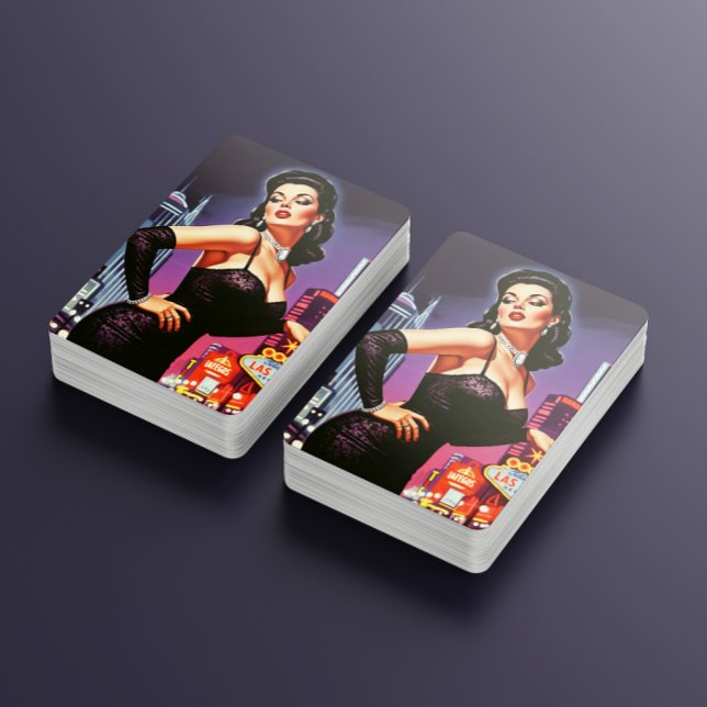 Retro Las Vegas Pin-up Playing Cards (Creator Uploaded)