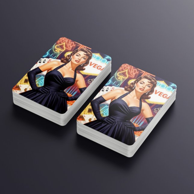 Retro Las Vegas Pin-up Playing Cards (Creator Uploaded)