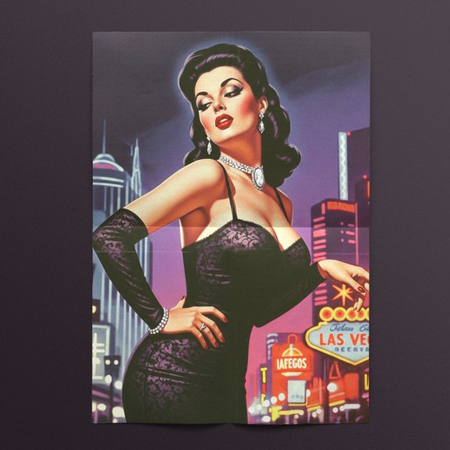 Retro Las Vegas Pin-up Tissue Paper (Creator Uploaded)