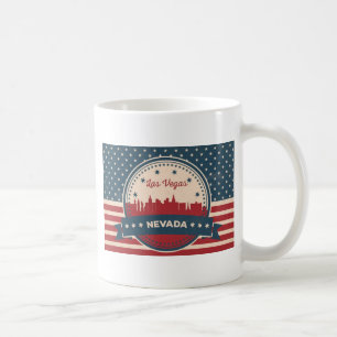 Retro Las Vegas Skyline Coffee Mug