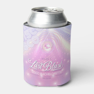 Retro Last Blast Disco Bachelorette v2 ID928 Can Cooler