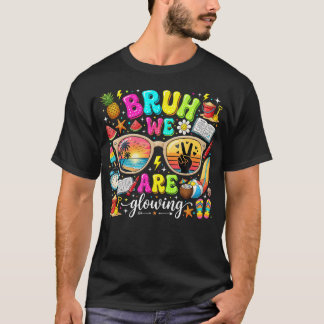 Retro Last Day Of School Summer Beach Party Sun T-Shirt