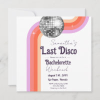 Retro Last Disco Bachelorette Party 
