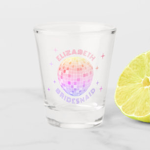 Retro Last Disco Bachelorette Weekend Party Favour Shot Glass