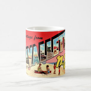 Retro Lavallette NJ Coffee Mug