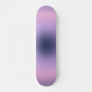 Retro Lavender Purple Gradient Skateboard