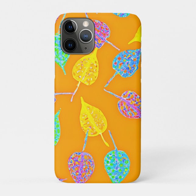 Retro Leaf Pattern Case-Mate iPhone Case (Back)