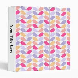 Retro Leaves Binder