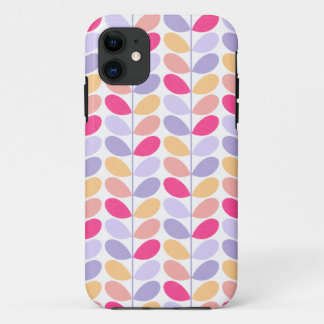 Retro Leaves iPhone 11 Case