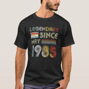 Retro Legendary Since May 1985 34th Birthday T-Shirt
